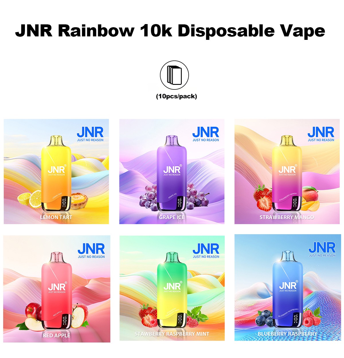 JNR Rainbow 10k Disposable