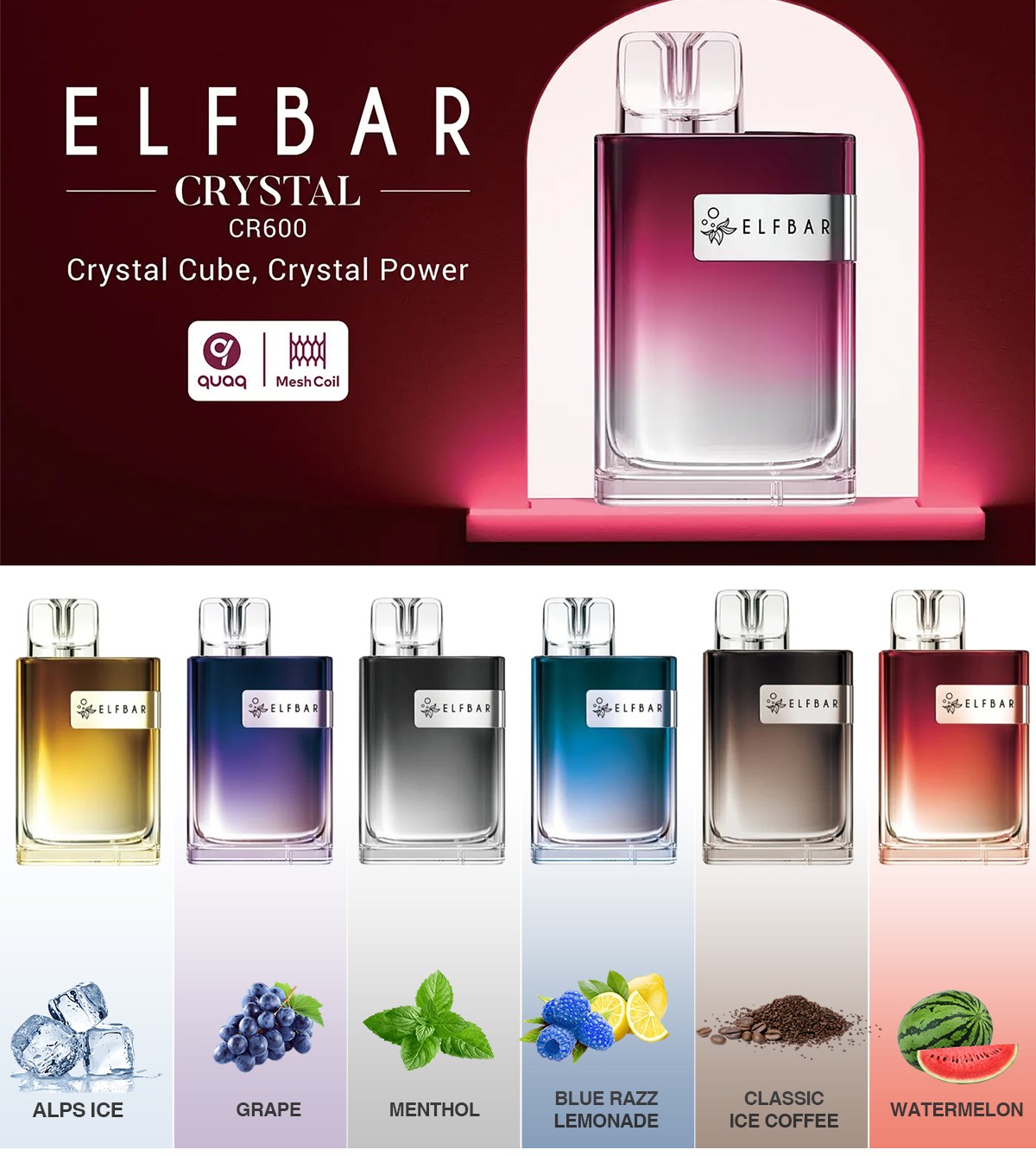 Elf Bar Crystal CR600