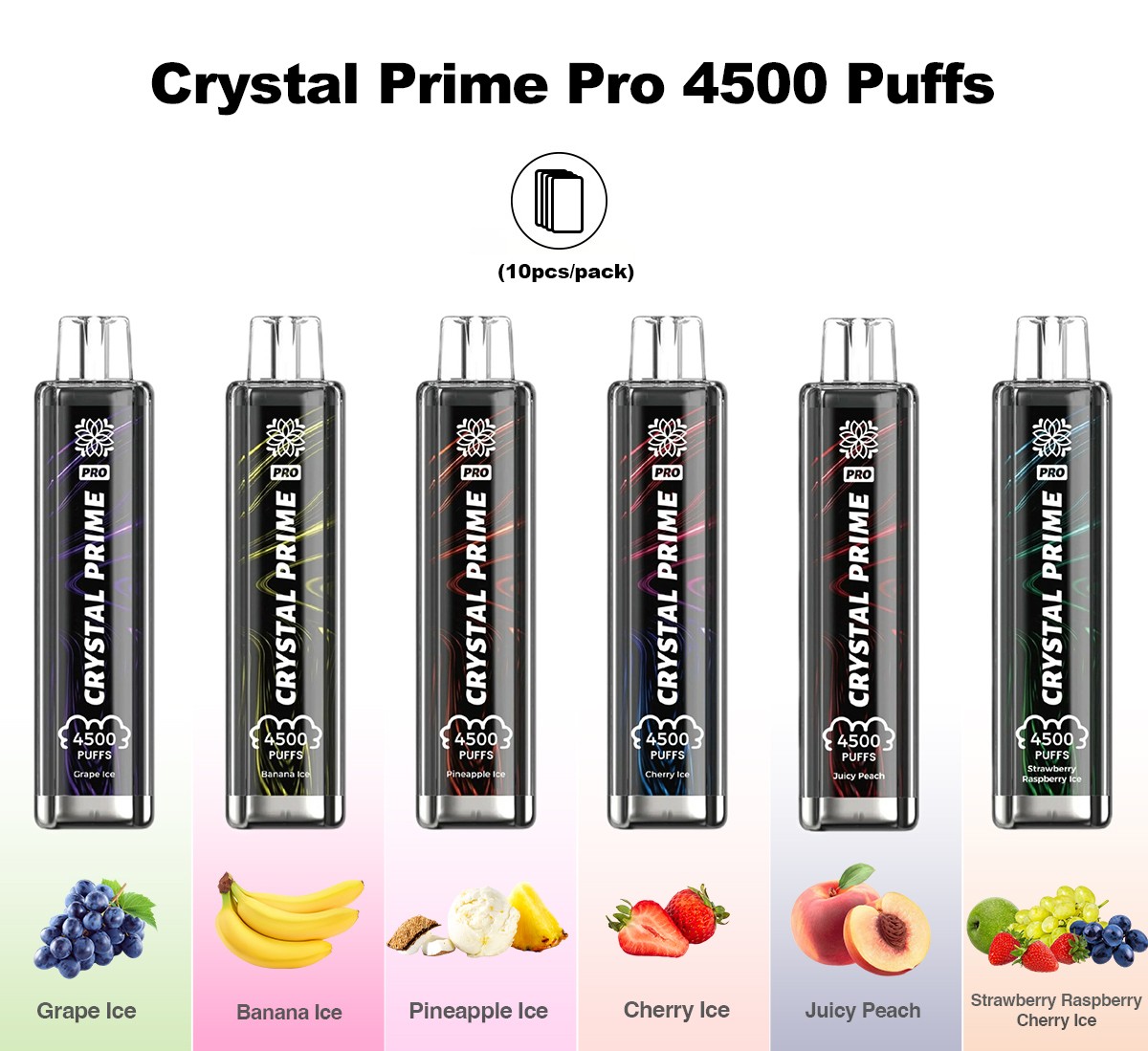 Crystal Prime Pro 4500 Puffs Disposable
