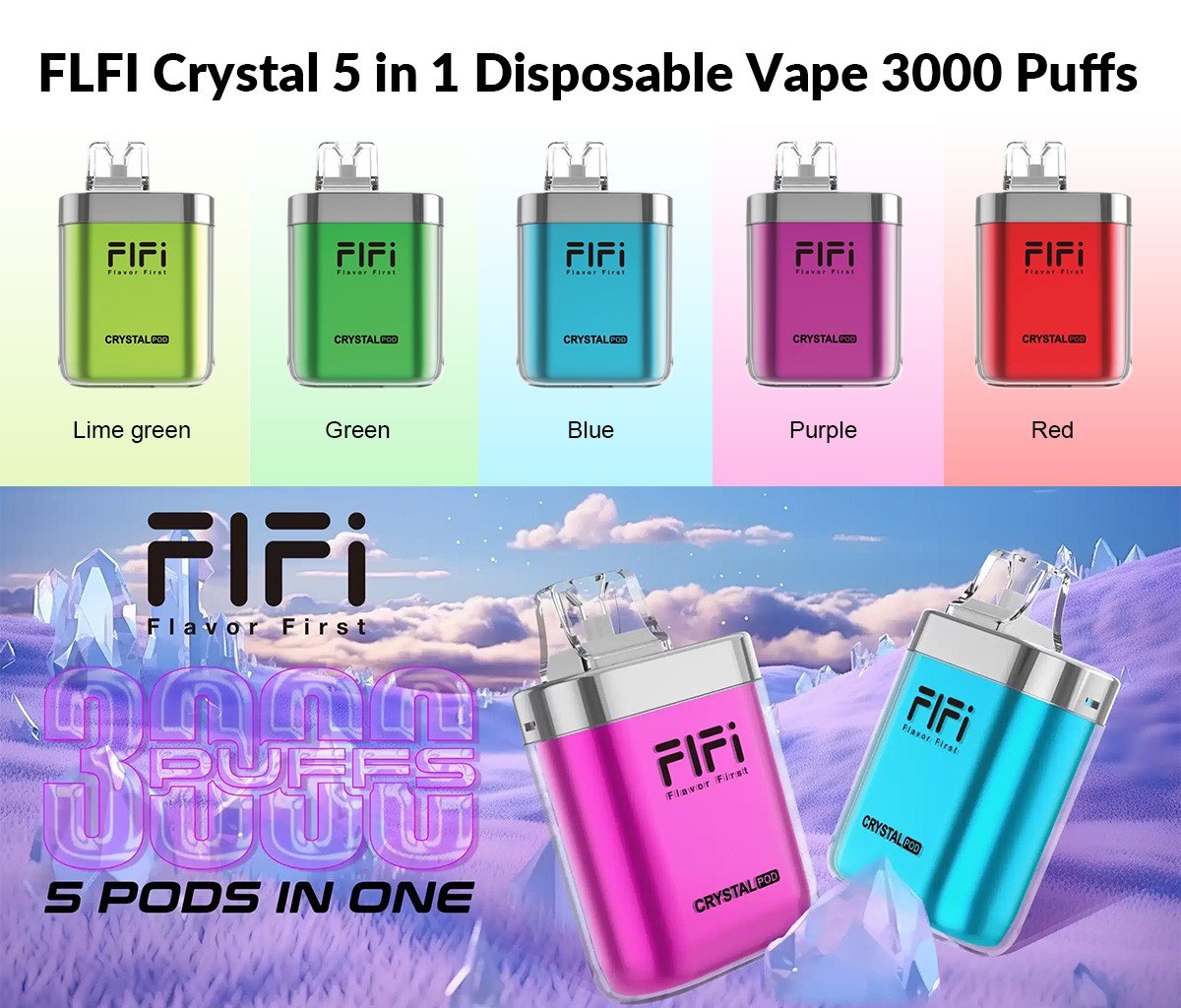 flfi crystal prefilled pod kit hot now