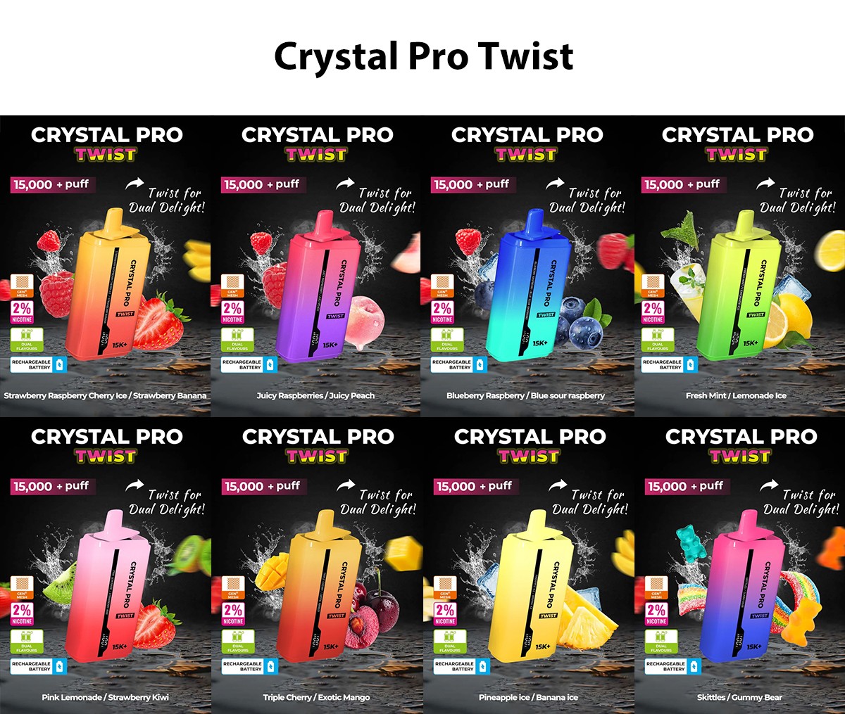 Crystal Pro Twist 15000
