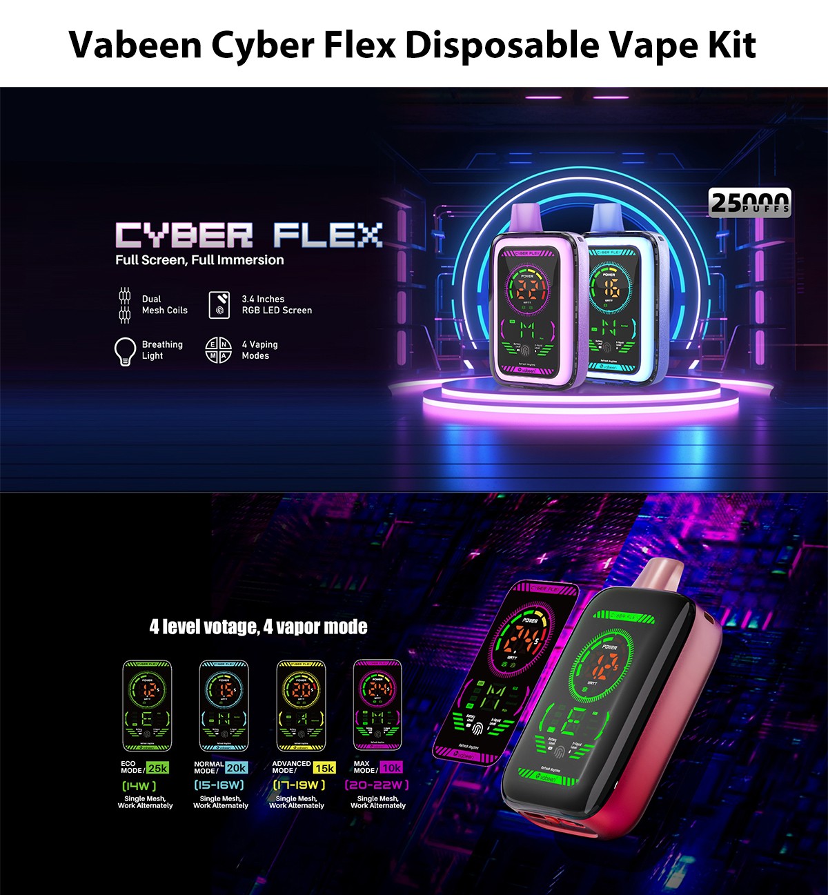 Vabeen Cyber Flex Disposable