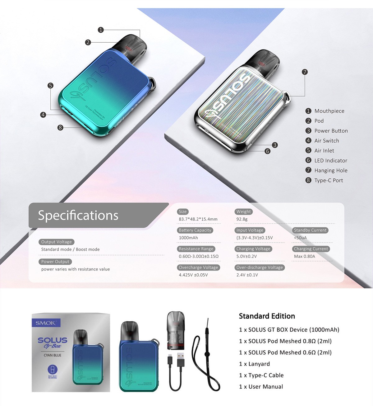 SMOK Solus GT Box Pod Kit