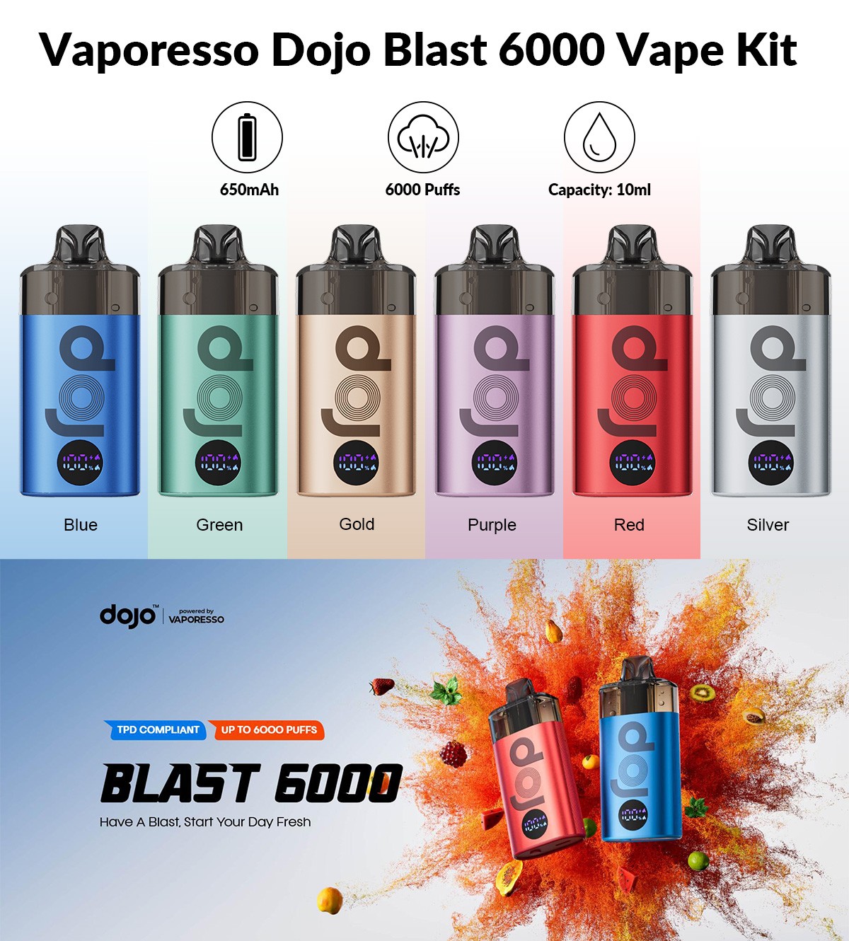 Vaporesso Dojo Blast 6000