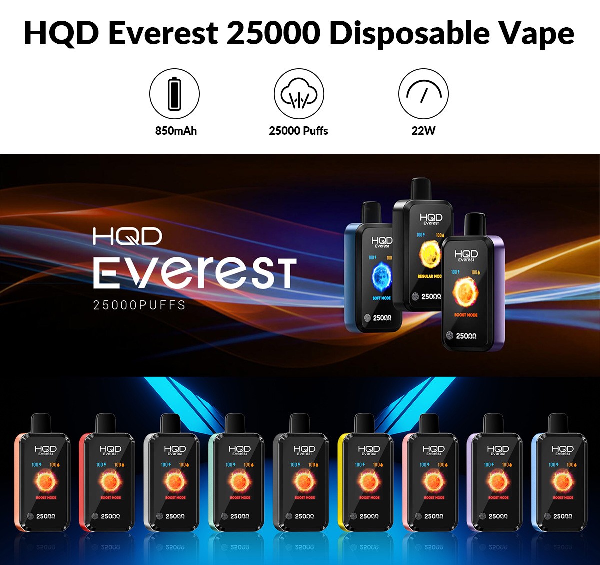 HQD Everest 25000 Disposable