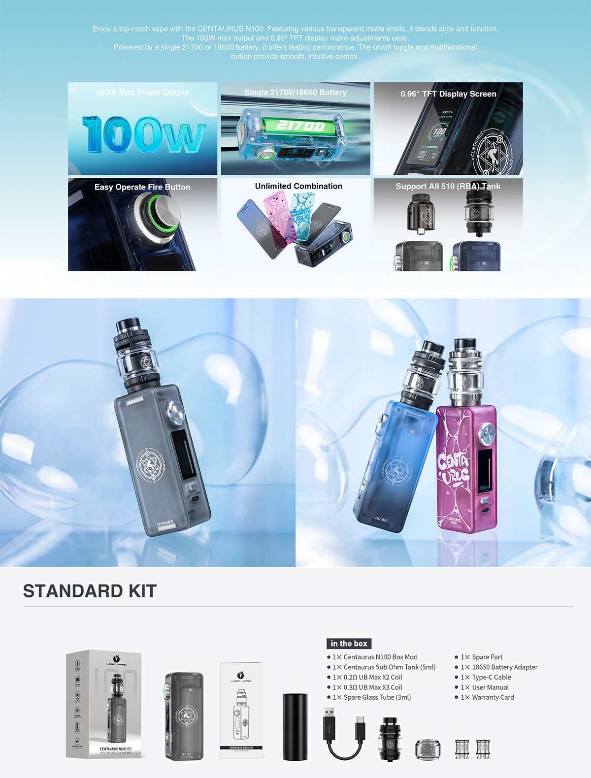 Lost Vape Centaurus N100