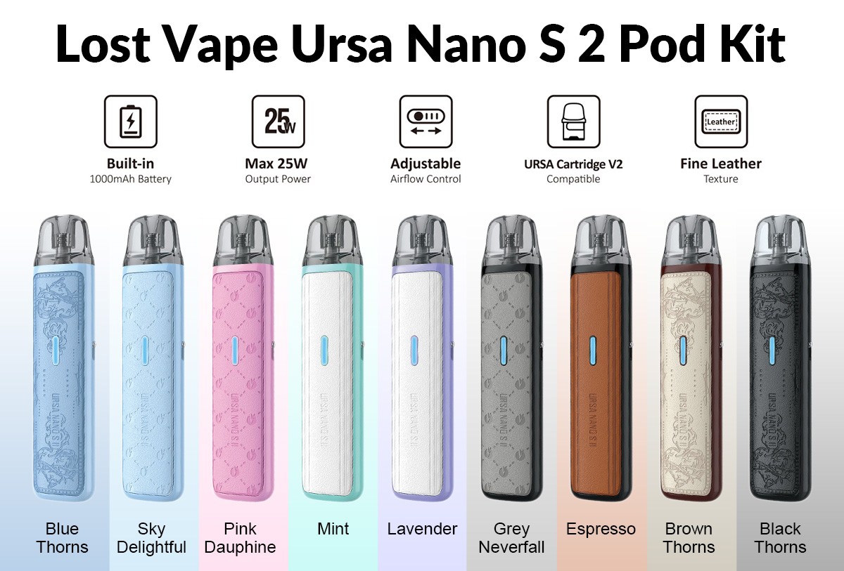 Lost Vape Ursa Nano S 2 Pod Kit