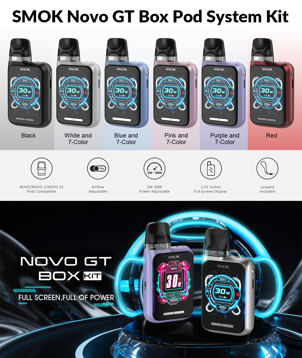 SMOK Novo GT Box Pod Kit