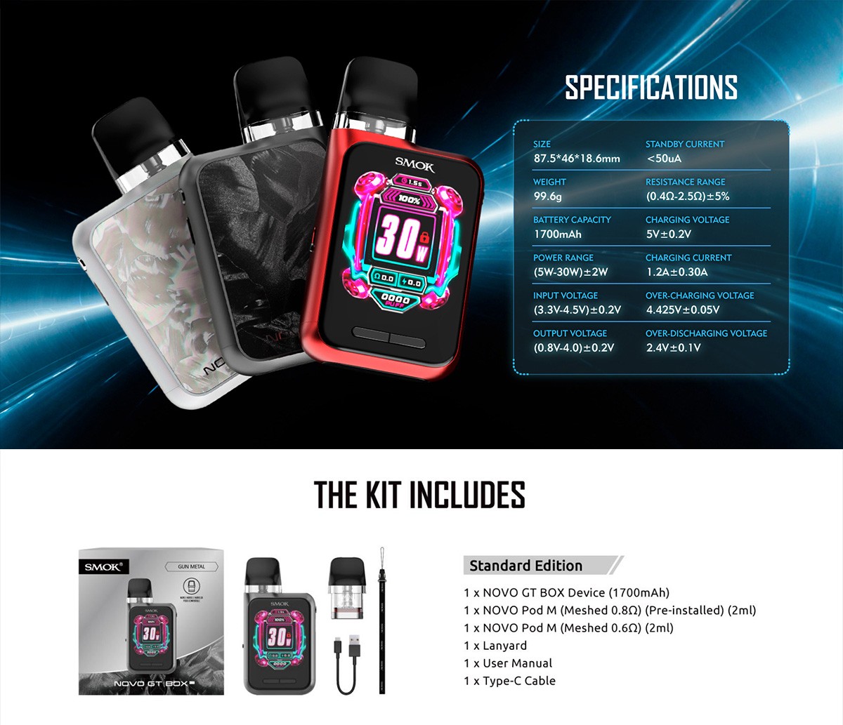 UK SMOK Novo GT Box