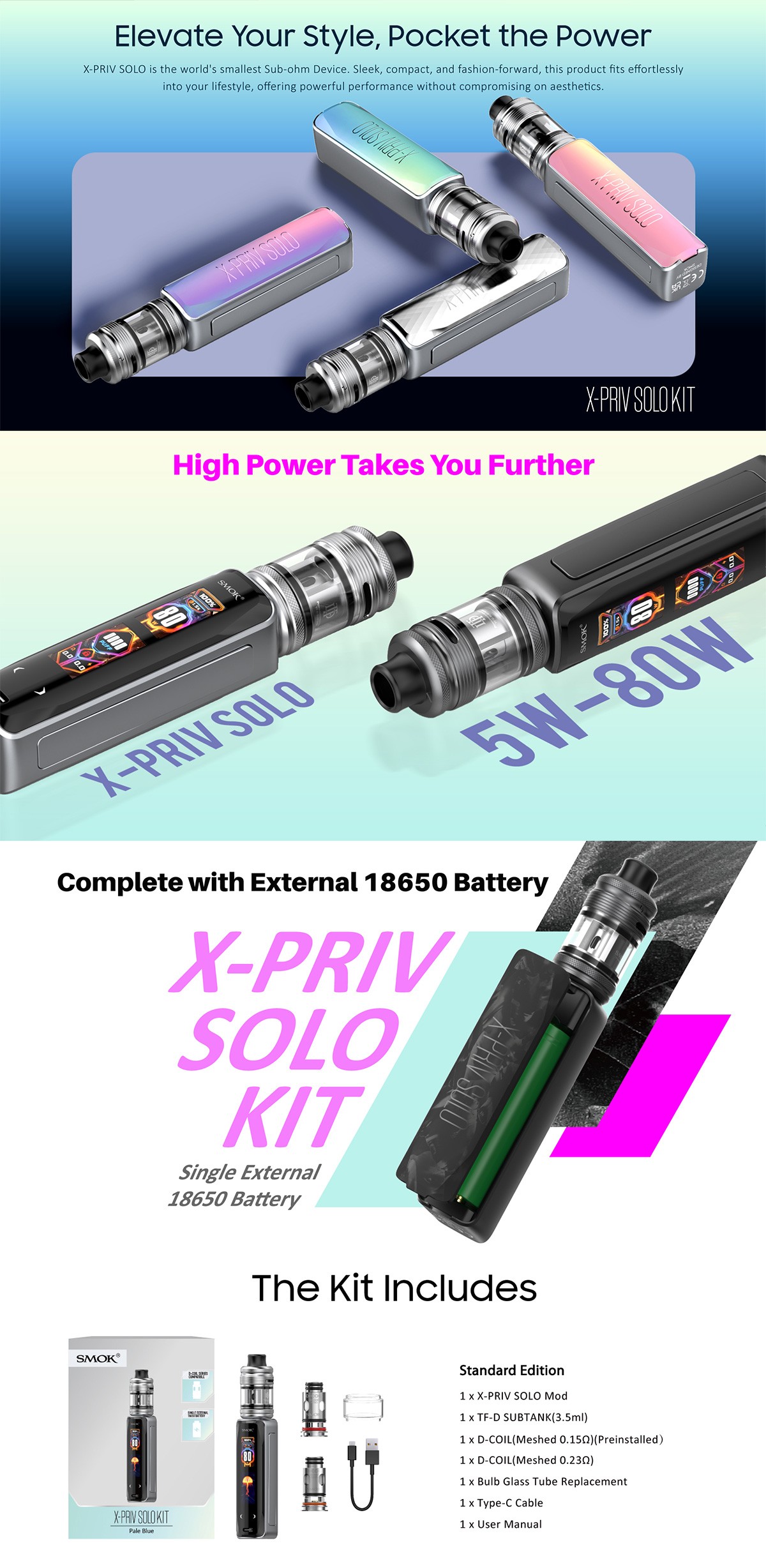 SMOK X-PRIV Solo