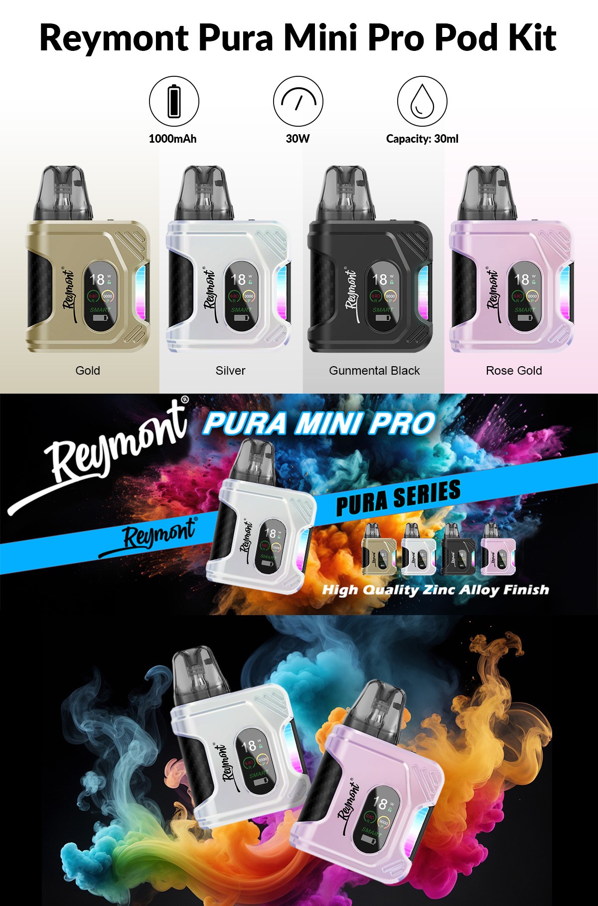 Reymont Pura Mini Pro Pod Kit