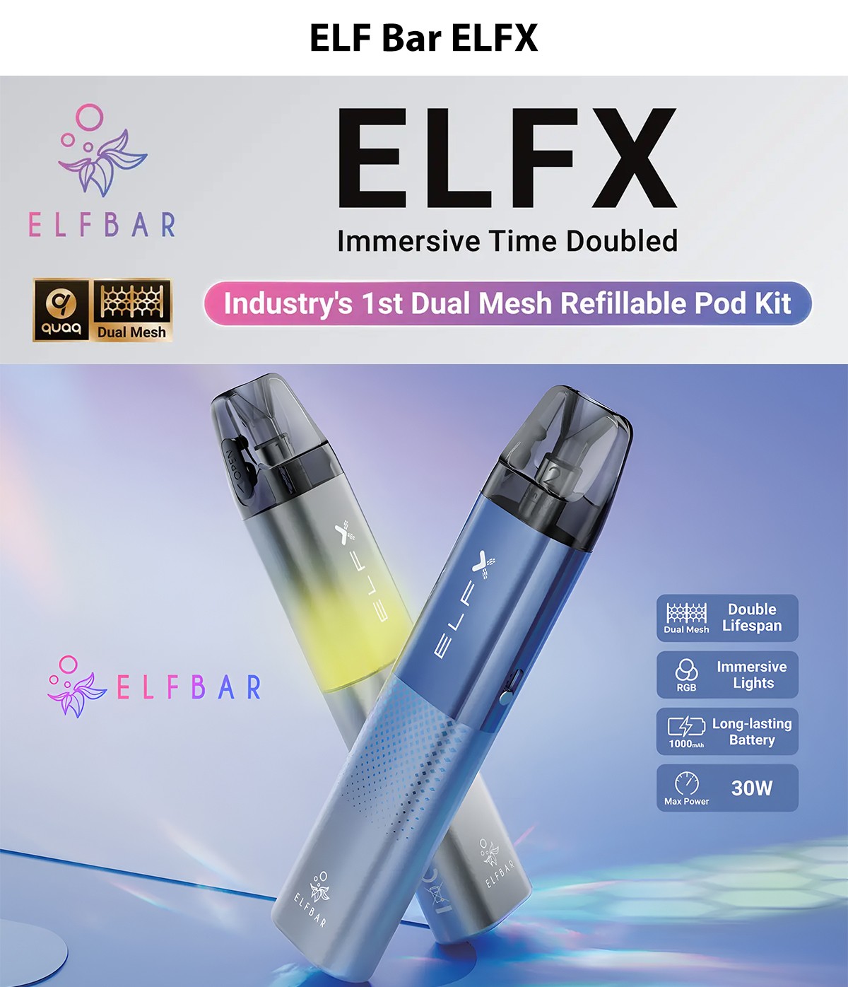 ELF Bar ELFX Vape Kit