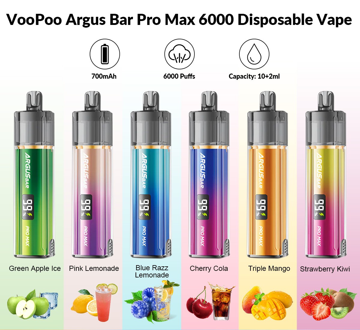 VooPoo Argus Bar Pro Max 6000 Disposable