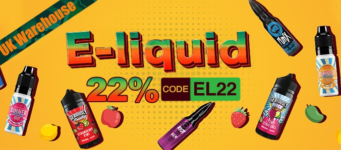 E-liquid 22% OFF