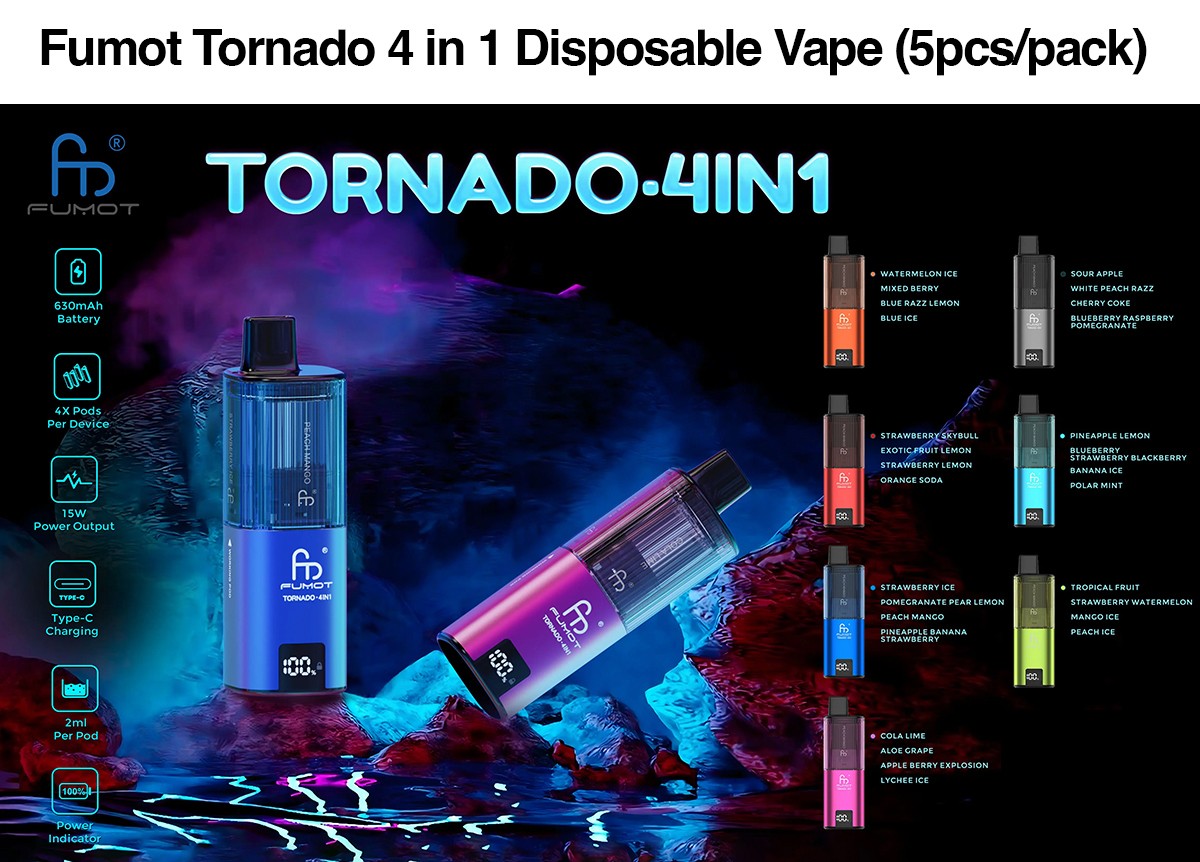 Fumot Tornado 4 in 1 Disposable