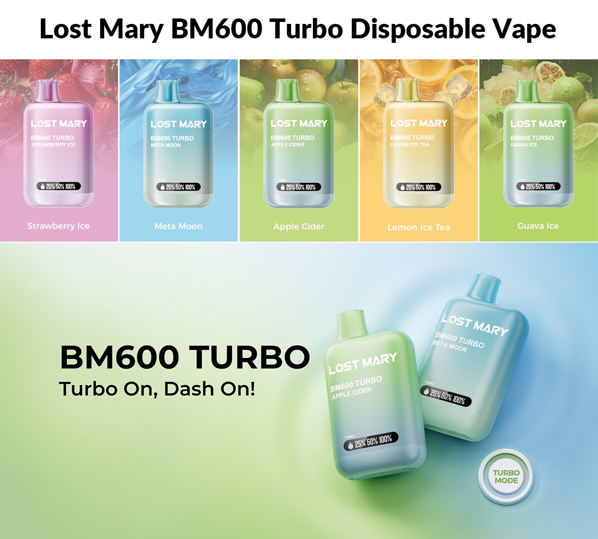 Lost Mary BM600 Turbo Disposable