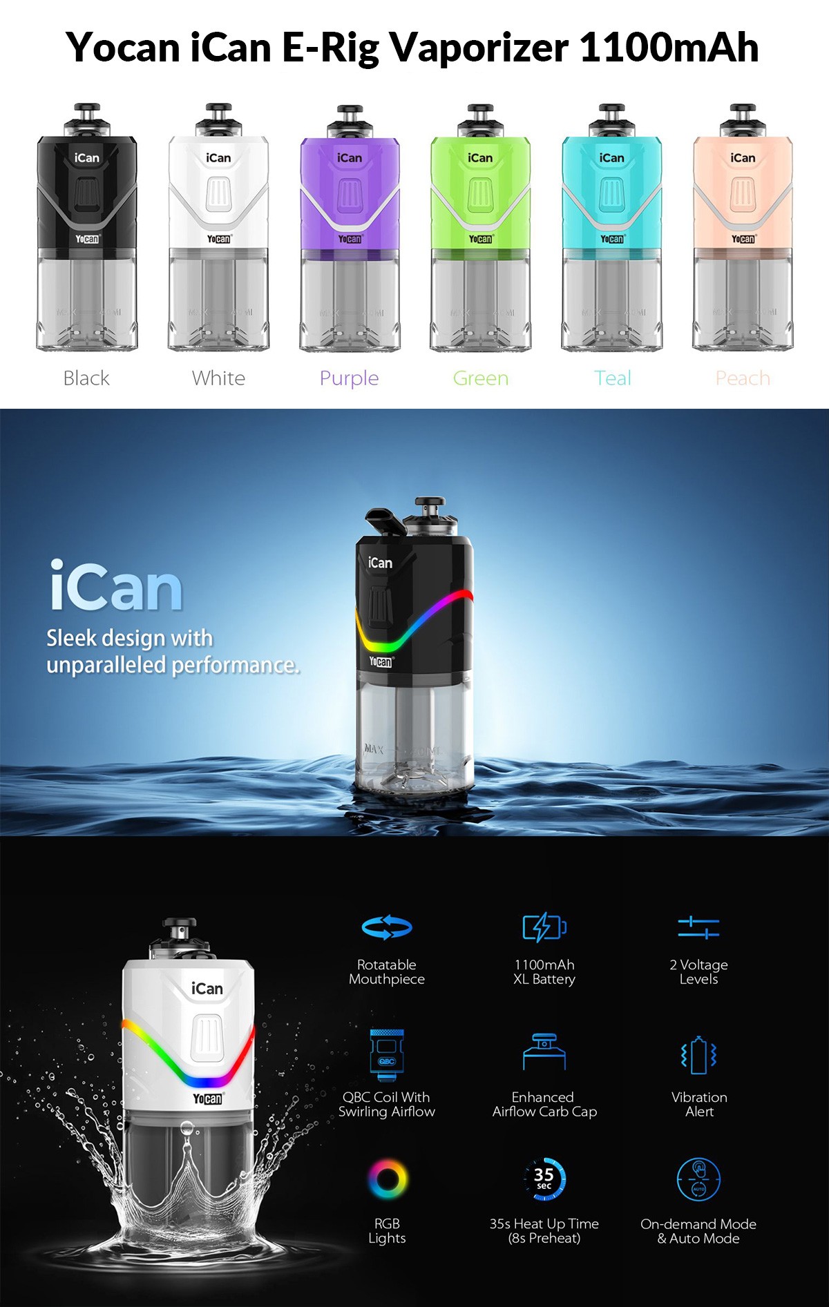 Yocan iCan E-Rig Vaporizer