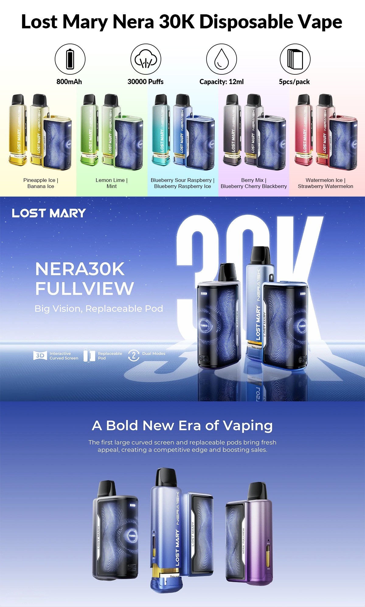 Lost Mary Nera 30K Disposable Vape