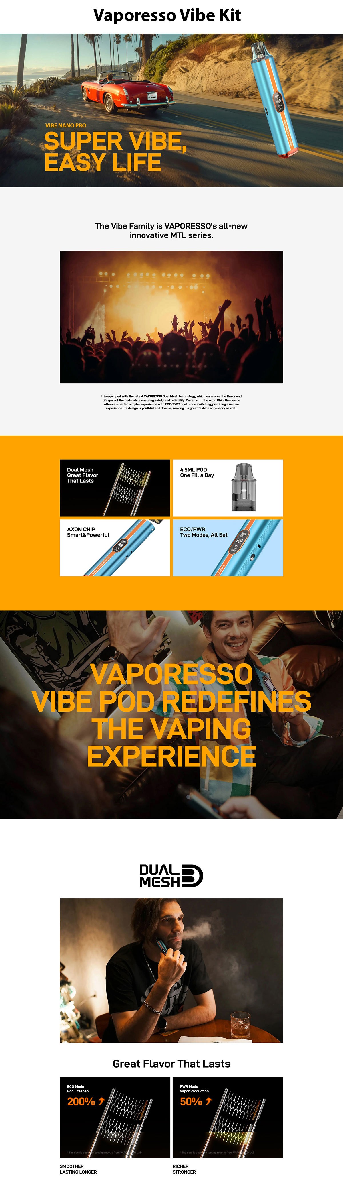 Vaporesso Vibe Nano Pro Pod Kit