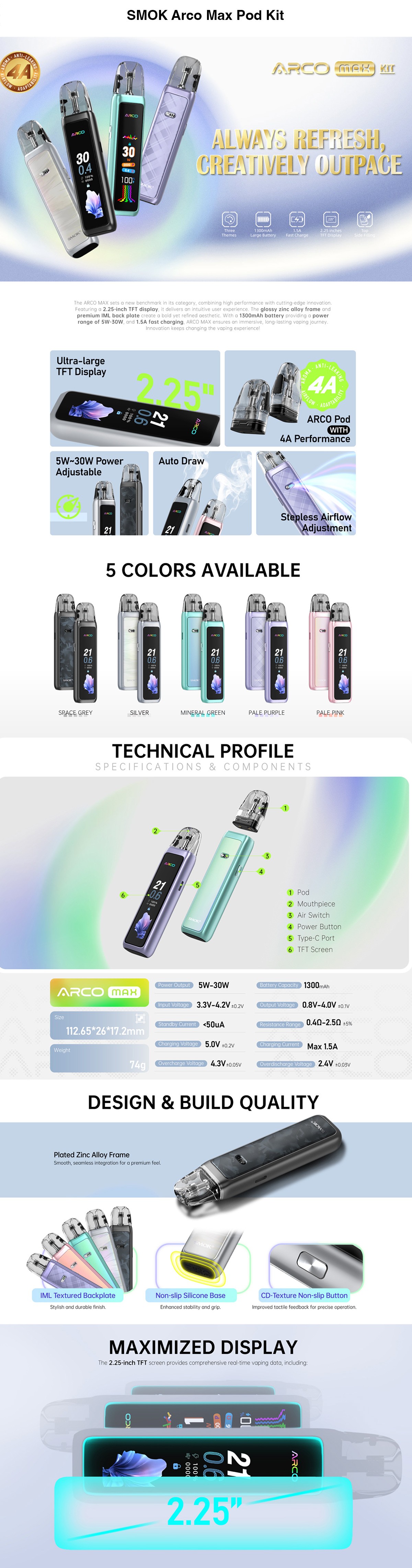 SMOK Arco Max Pod Kit