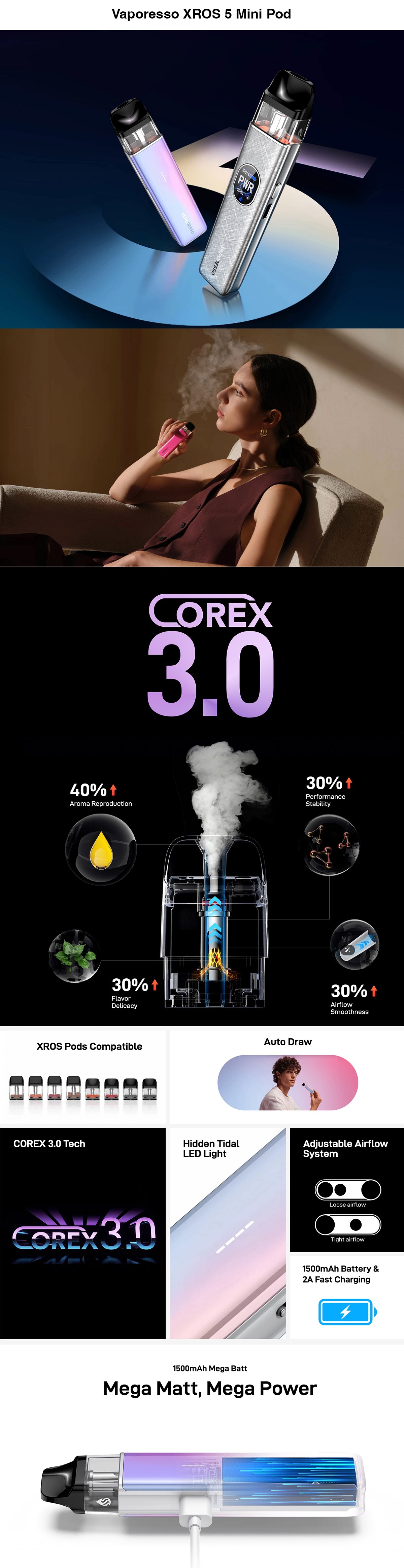 Vaporesso XROS 5 Mini Pod Kit