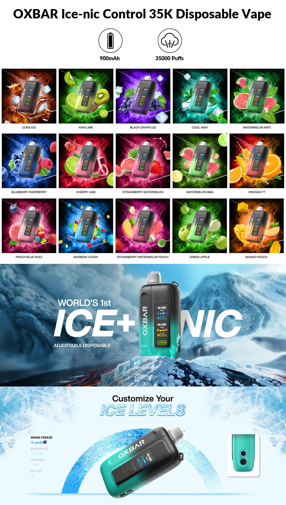 OXBAR Ice-nic Control 35K