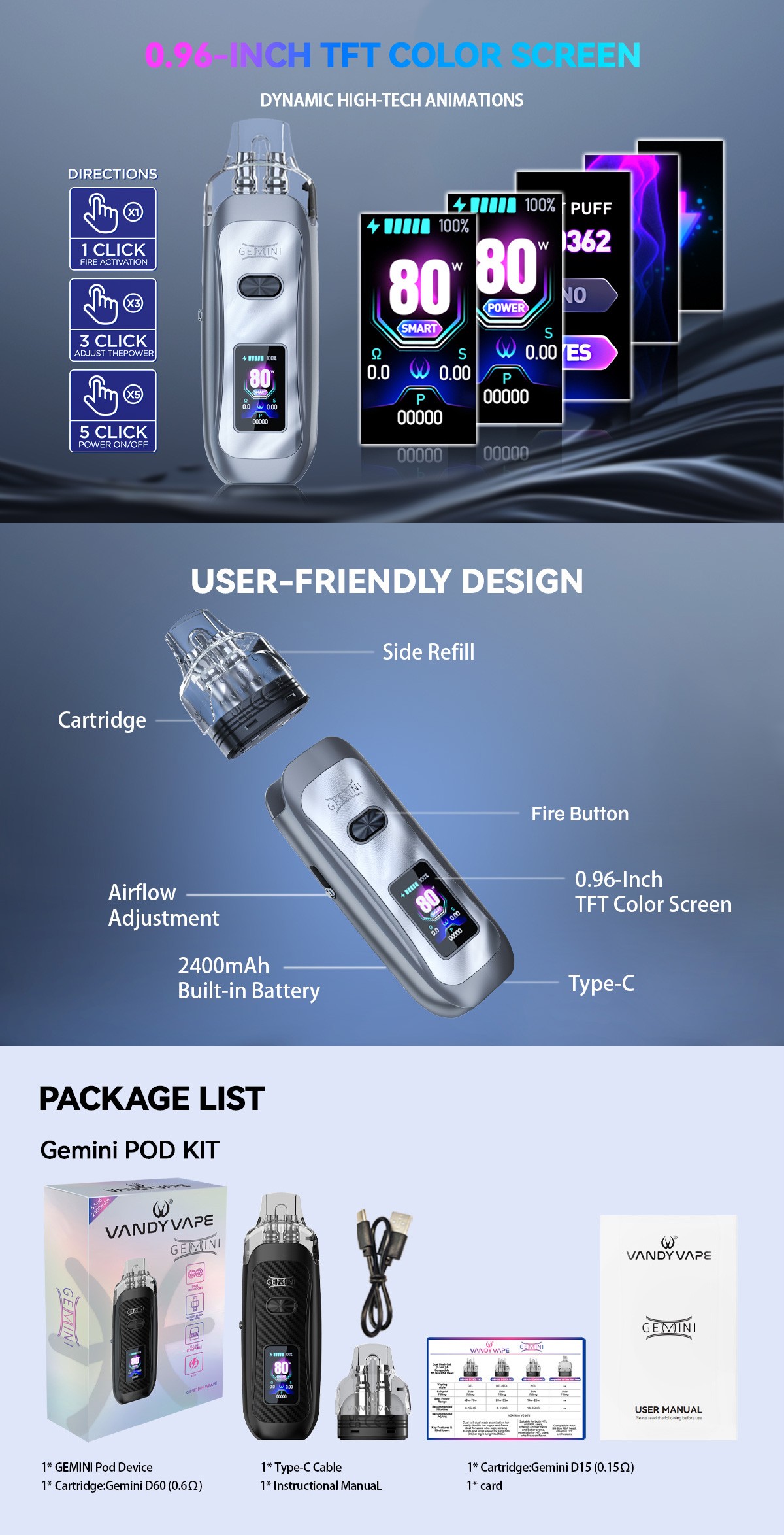 Vandy Vape Gemini