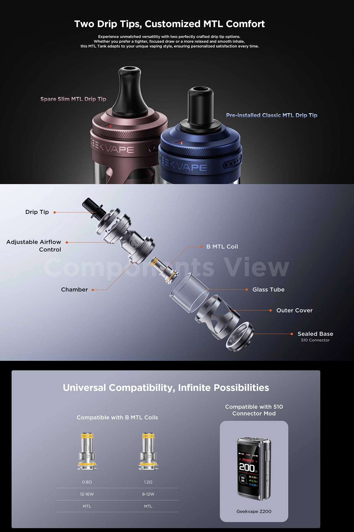 UK Geekvape Z Nano MTL Tank
