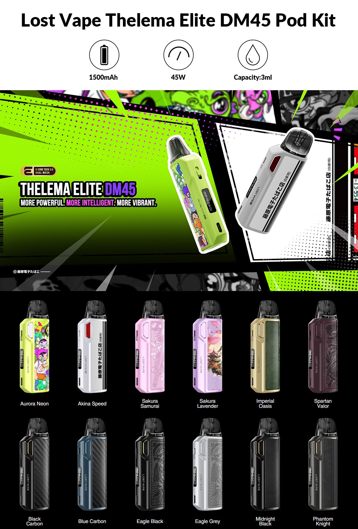 Lost Vape Thelema Elite DM45 Pod Kit