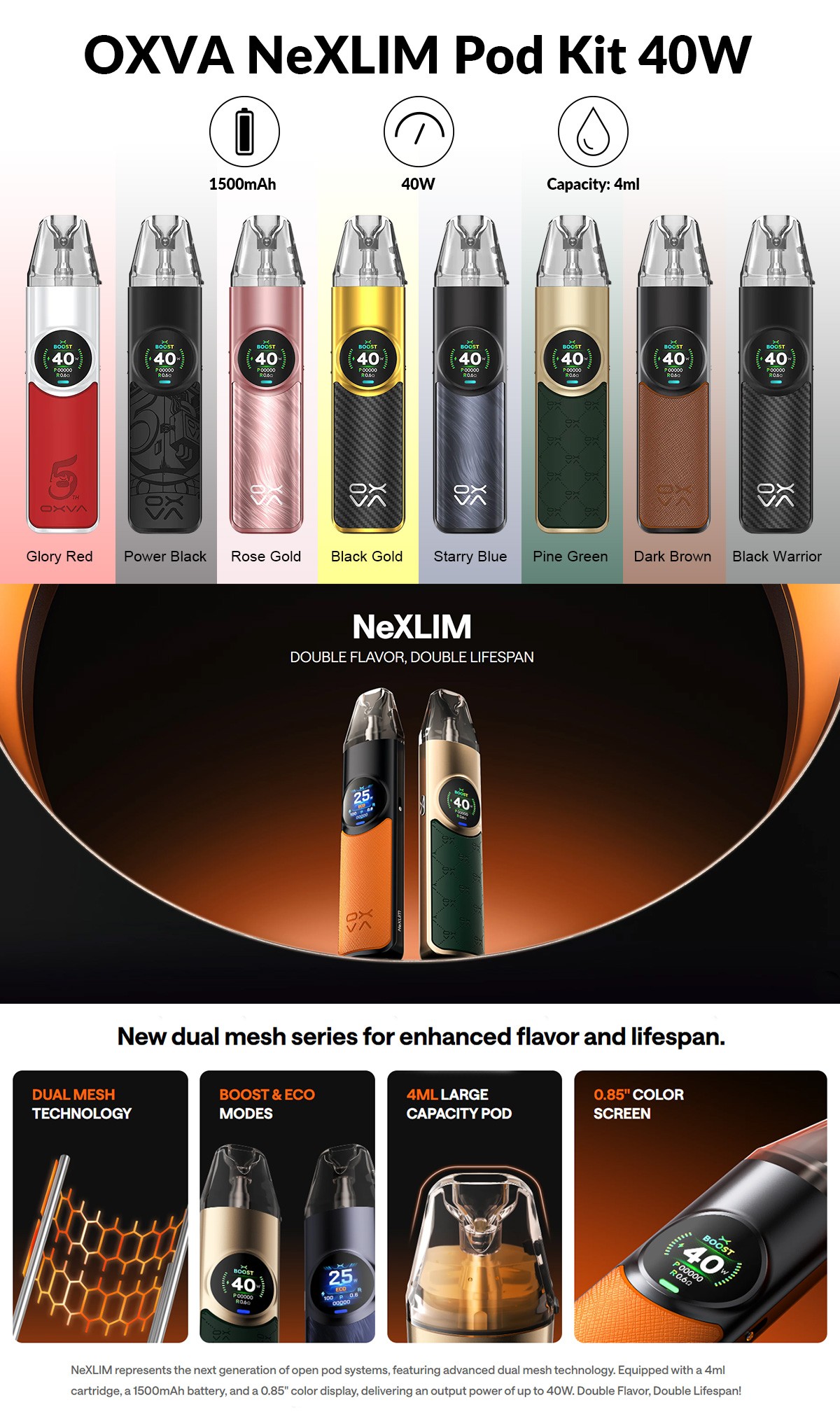OXVA NeXLIM Pod Kit