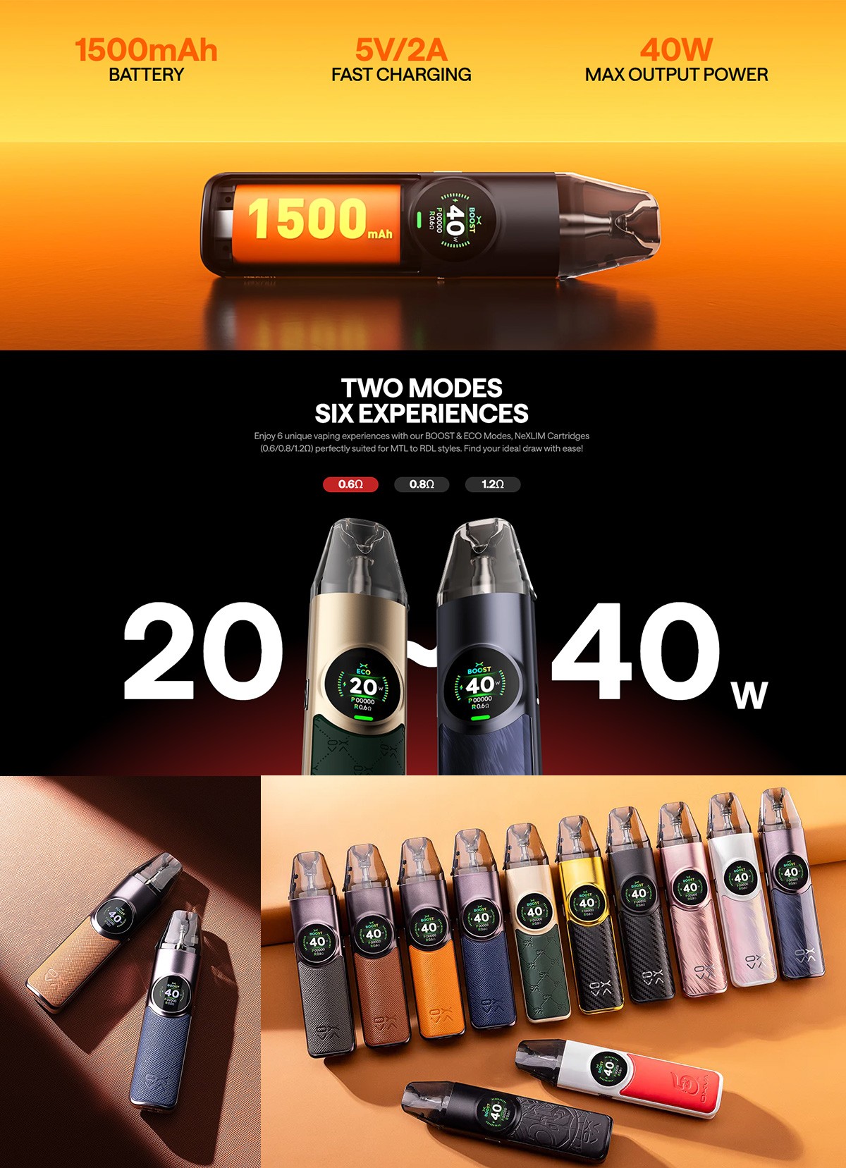 UK OXVA NeXLIM Pod Kit