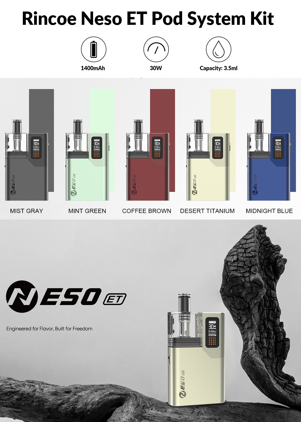 Rincoe Neso ET Pod Kit