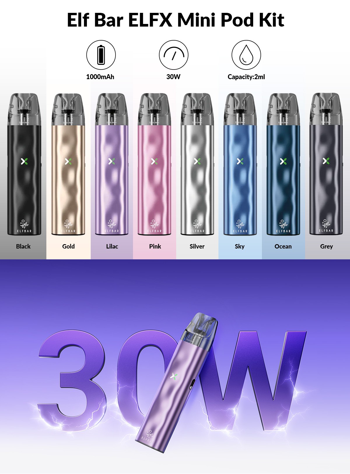 Elf Bar ELFX Mini Pod Kit