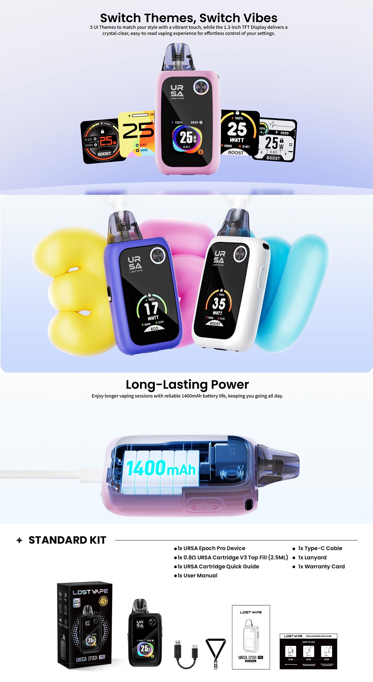 Lost Vape Ursa Epoch Pro
