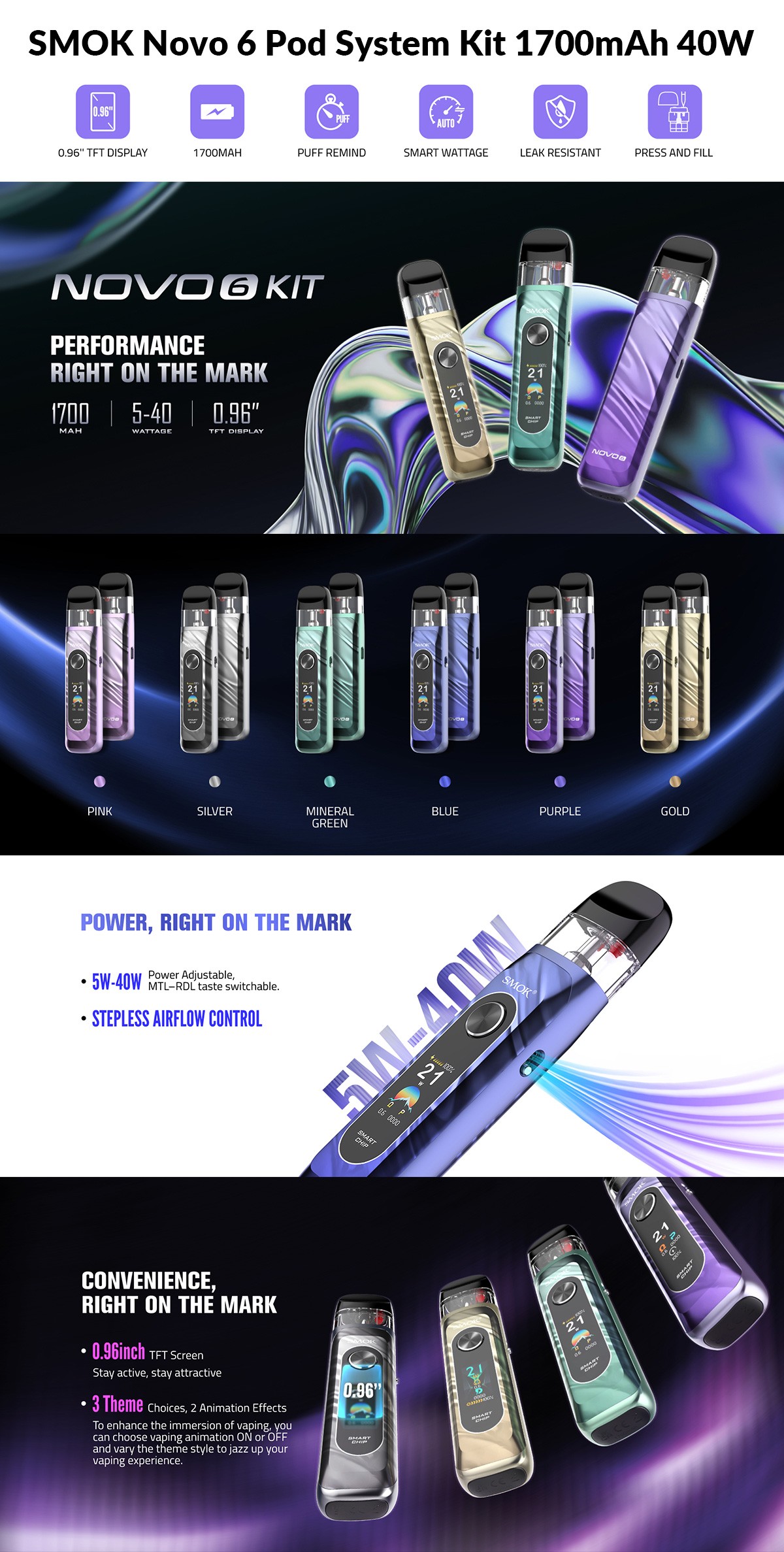 SMOK Novo 6 Pod Kit