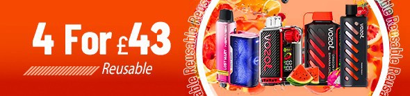 4 Vapes For £43