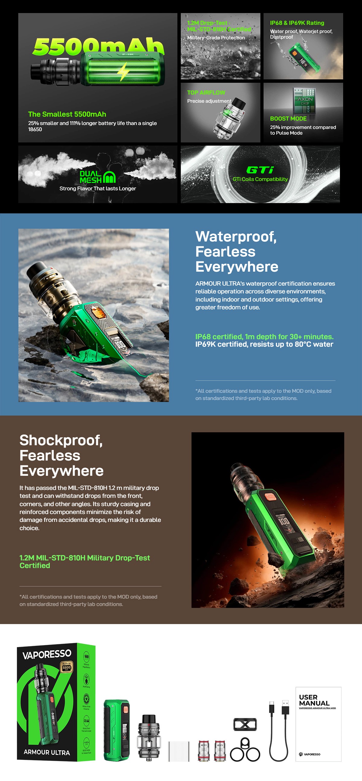 Vaporesso Armour Ultra Vape Mod Vaporesso Armour Ultra Vape Mod