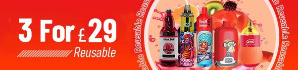 3 Vapes For £29