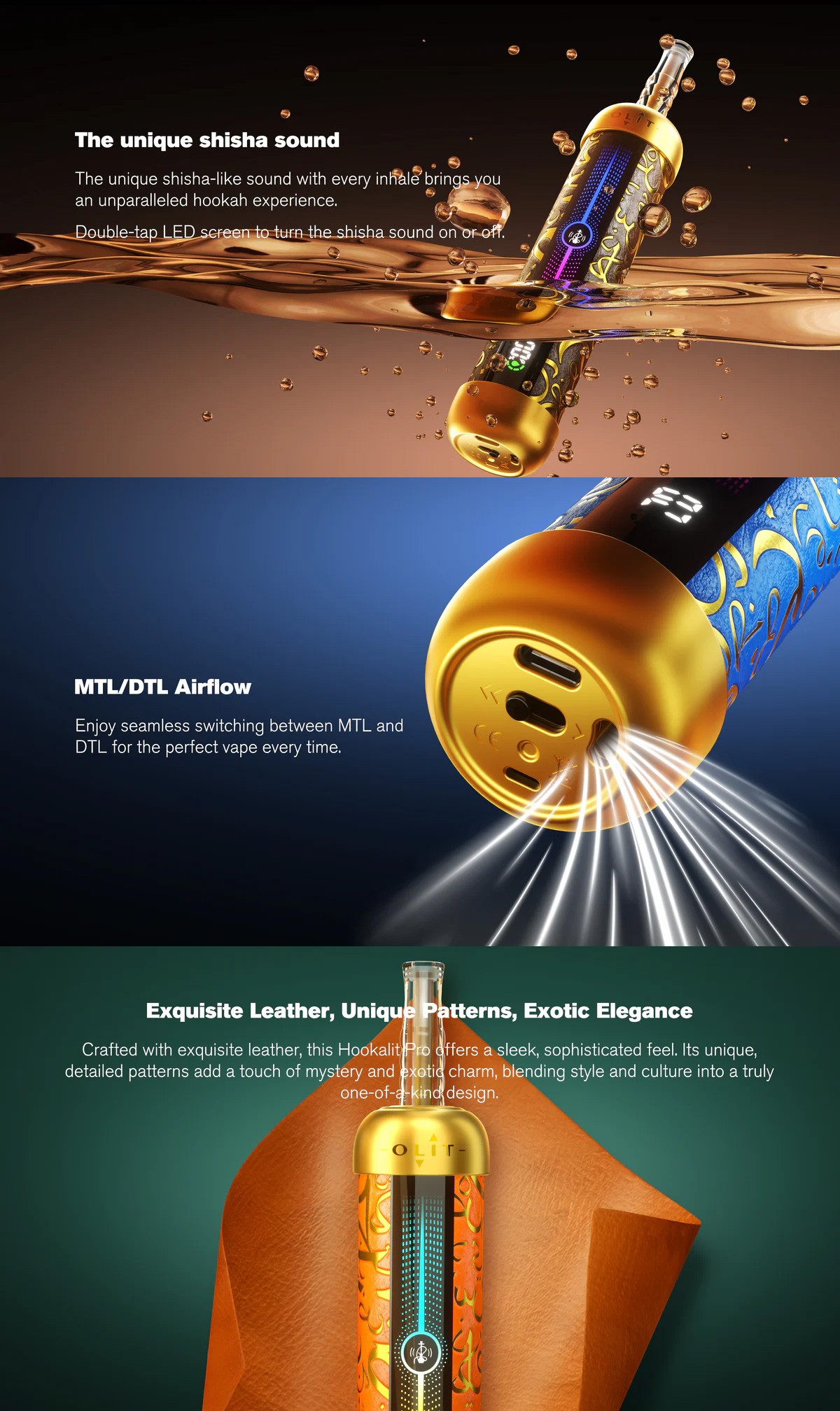 Olit Hookalit Pro 60K Vape Kit Olit Hookalit Pro 60K Vape Kit