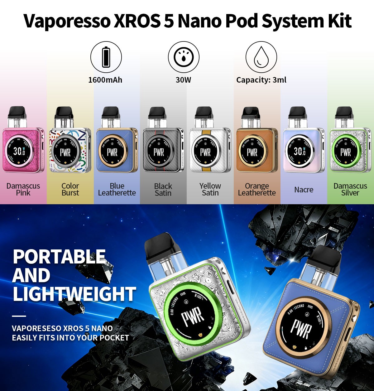 Vaporesso XROS 5 Nano Pod Kit