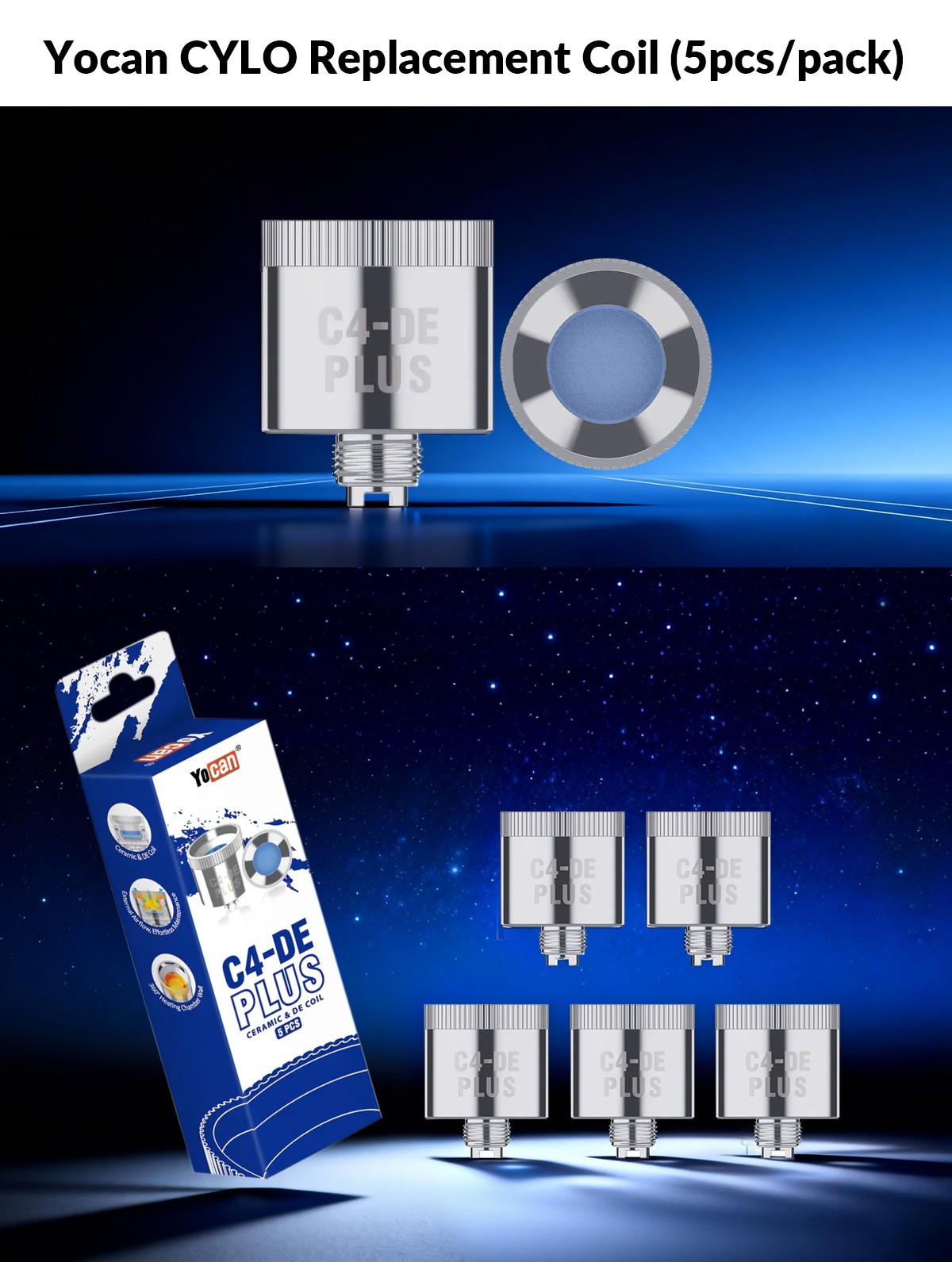 Yocan CYLO Replacement Coil Yocan CYLO Replacement Coil