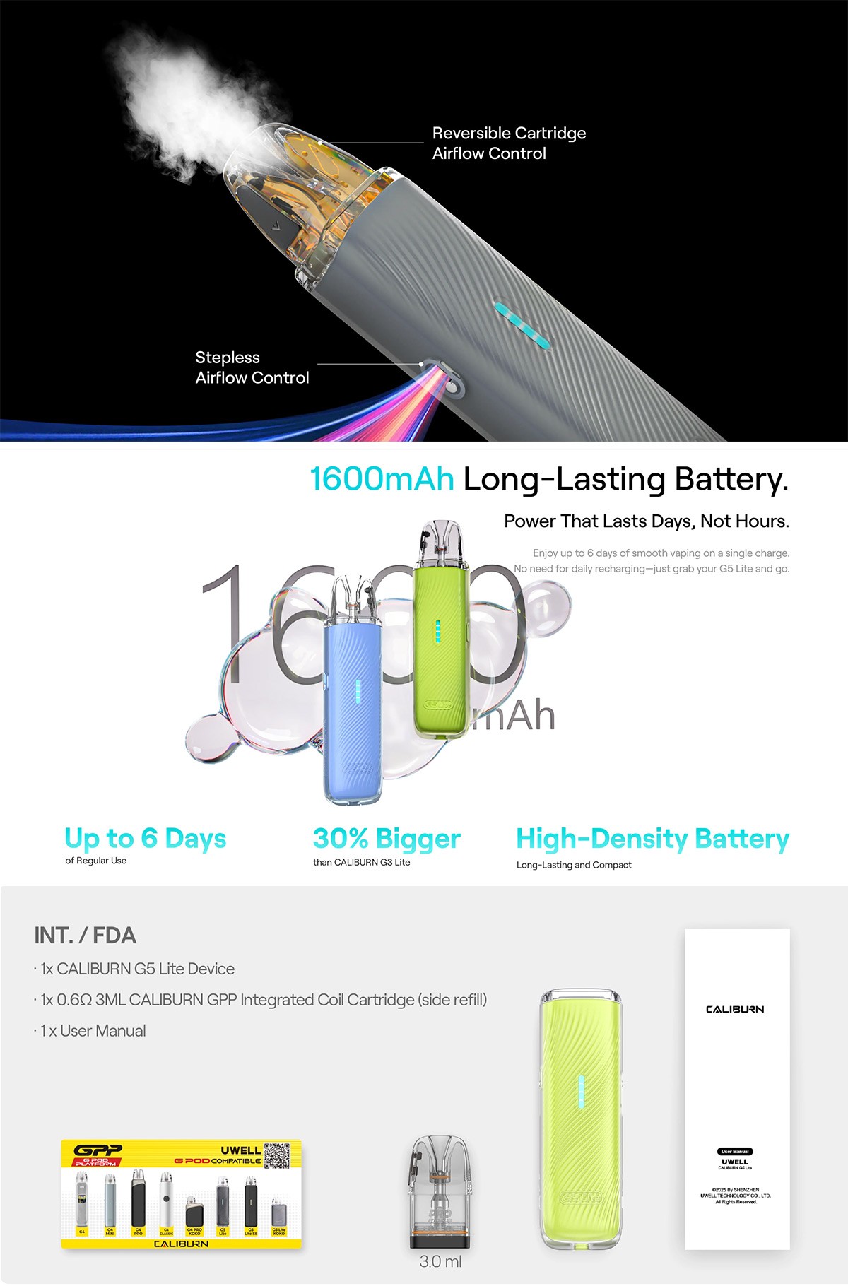 Uwell Caliburn G5 Lite Kit