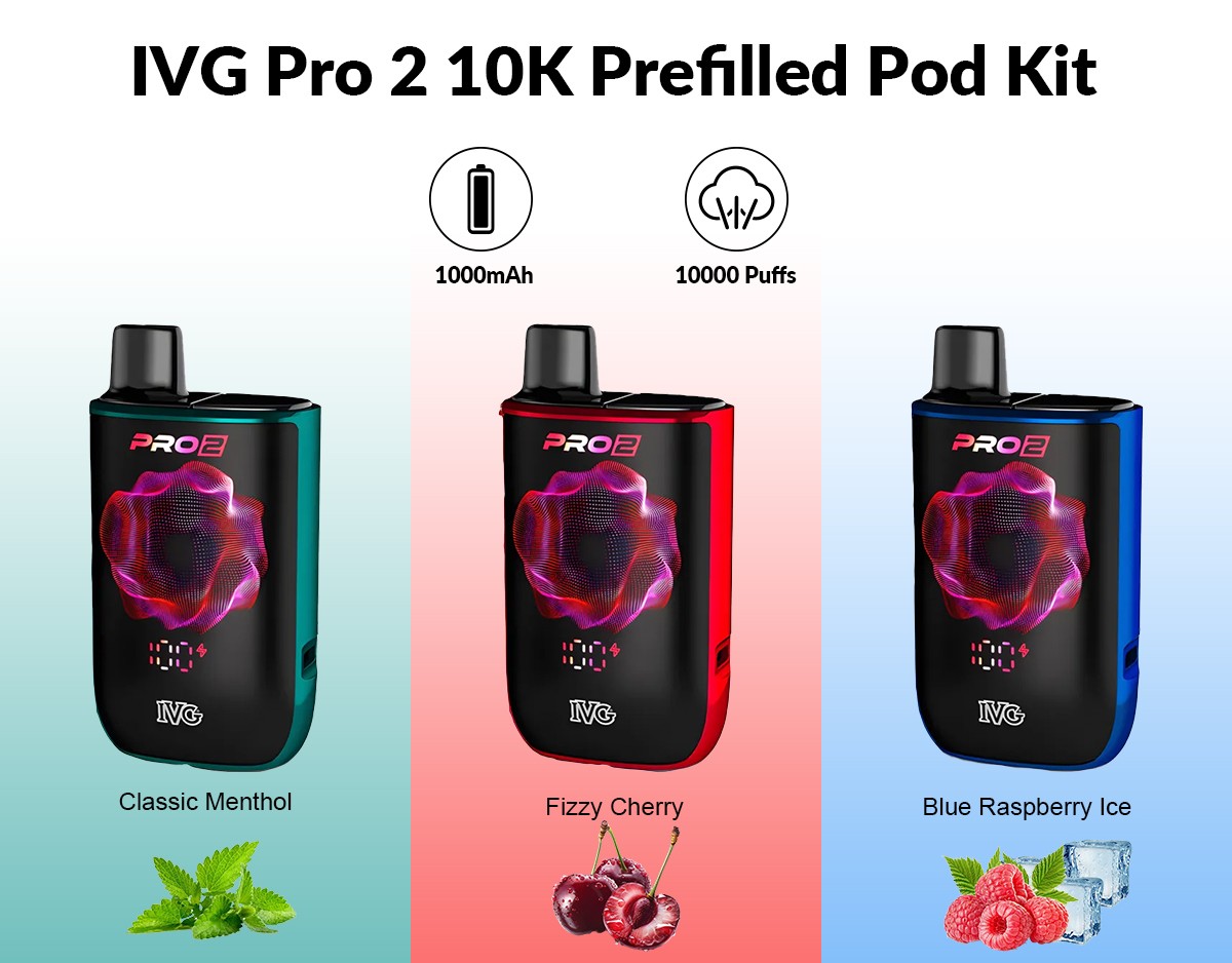 IVG Pro 2 10K Prefilled Pod Kit