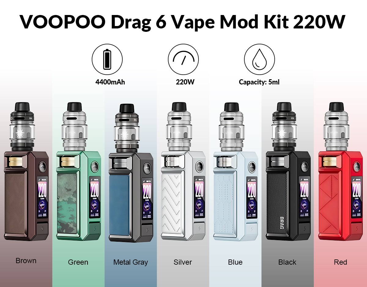 VOOPOO Drag 6 Vape Mod Kit
