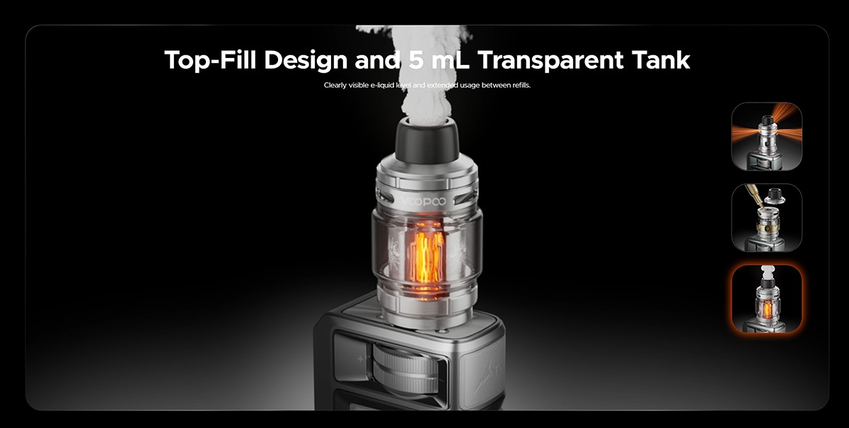 VOOPOO Drag 6 Vape Mod Kit Top Fill