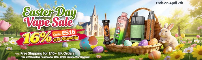 Easter Day Vape Sale 16% OFF Sitewide