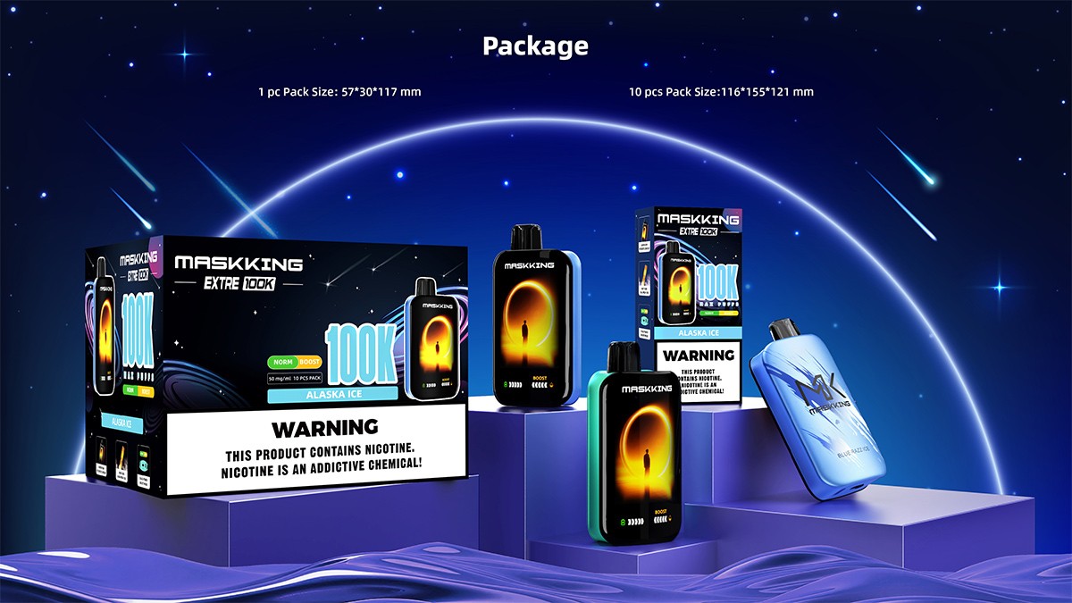 Maskking Extre 100K Reusable Vape Package