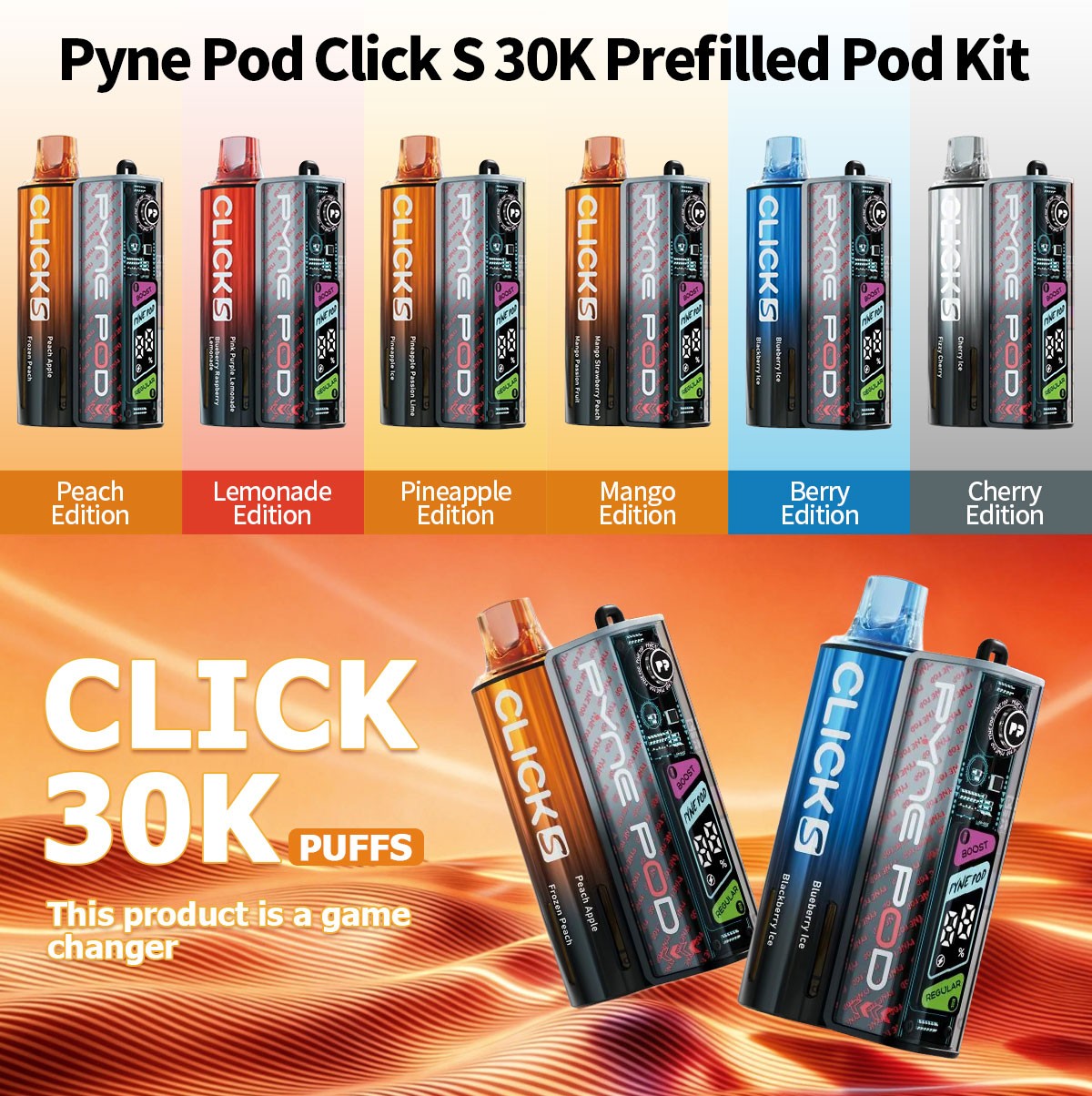 Pyne Pod Click S 30K Prefilled Pod Kit