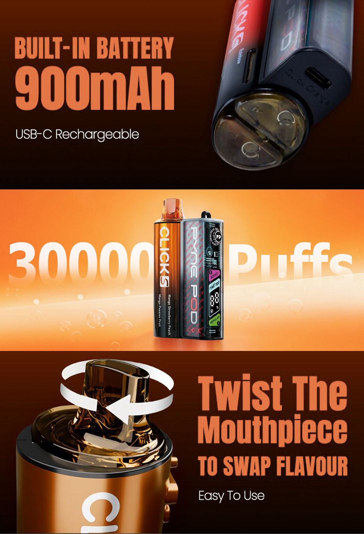 Pyne Pod Click S 30K Kit