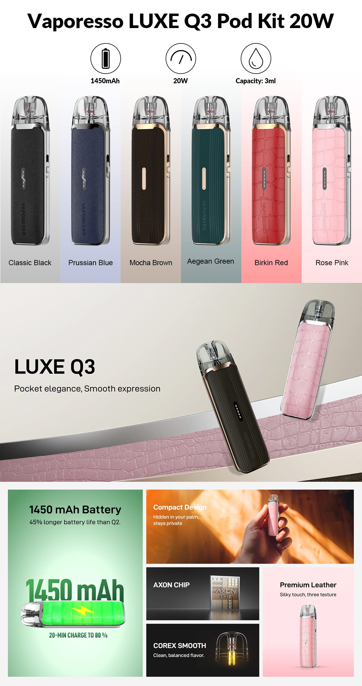 Vaporesso LUXE Q3 Pod Kit Vaporesso LUXE Q3 Pod Kit